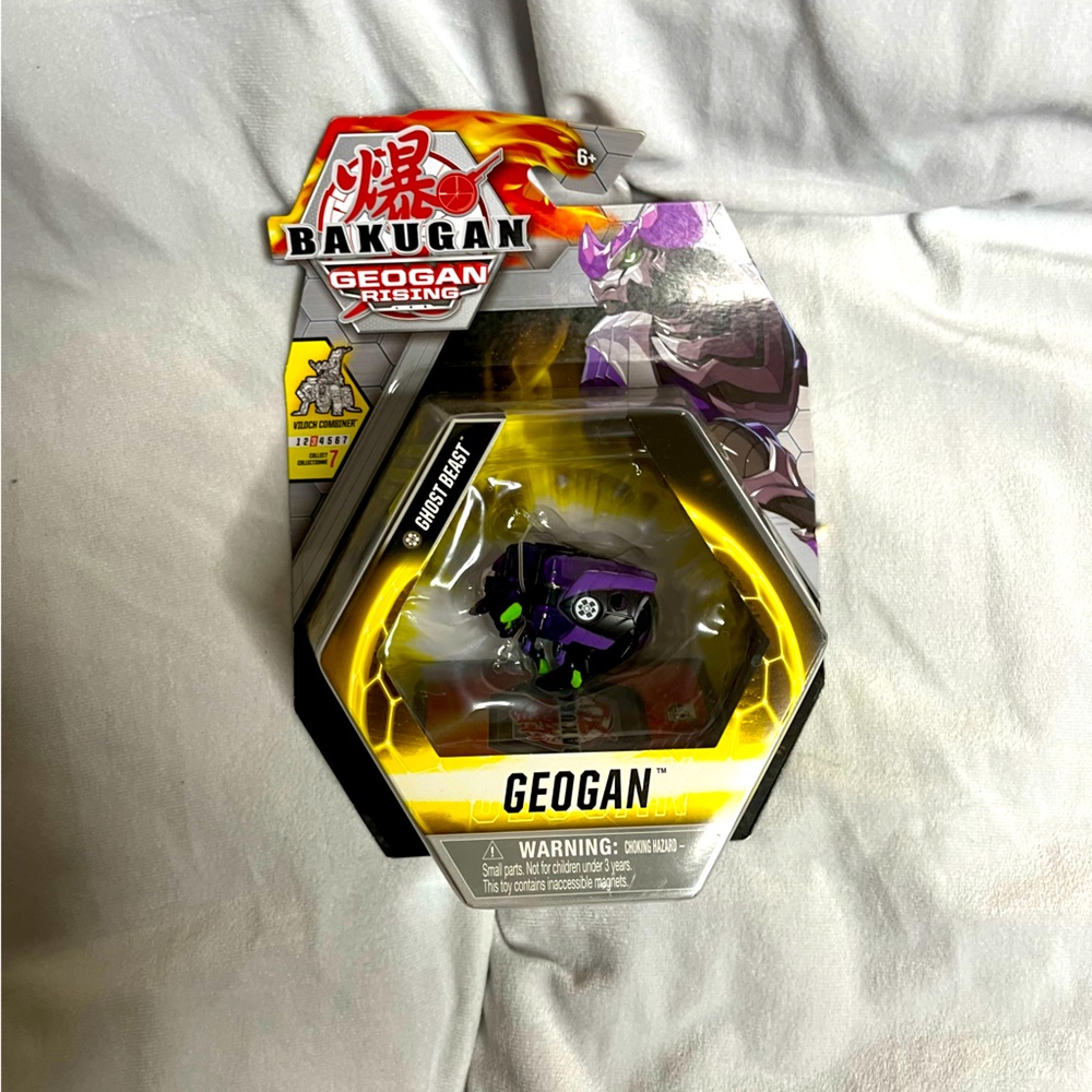 Bakugan Geogan Rising Darkus Ghost Beast Action Figure Viloch Combiner #3 NEW